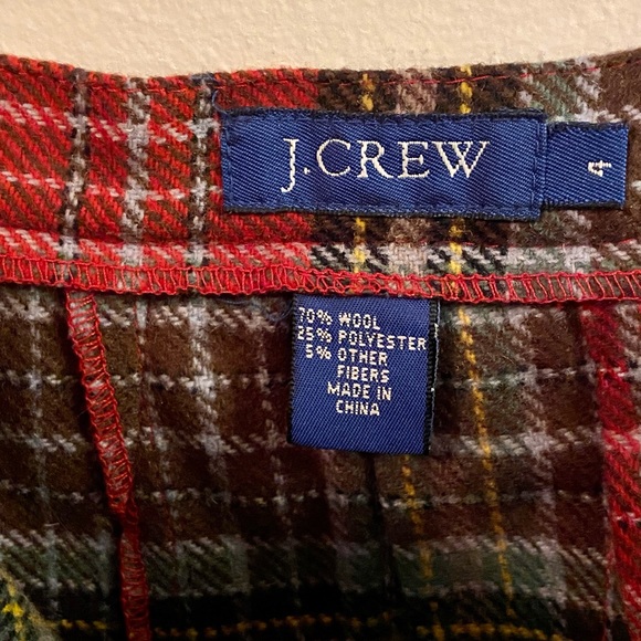 J. Crew Plaid Mini-Skirt - Wool - Picture 3 of 4